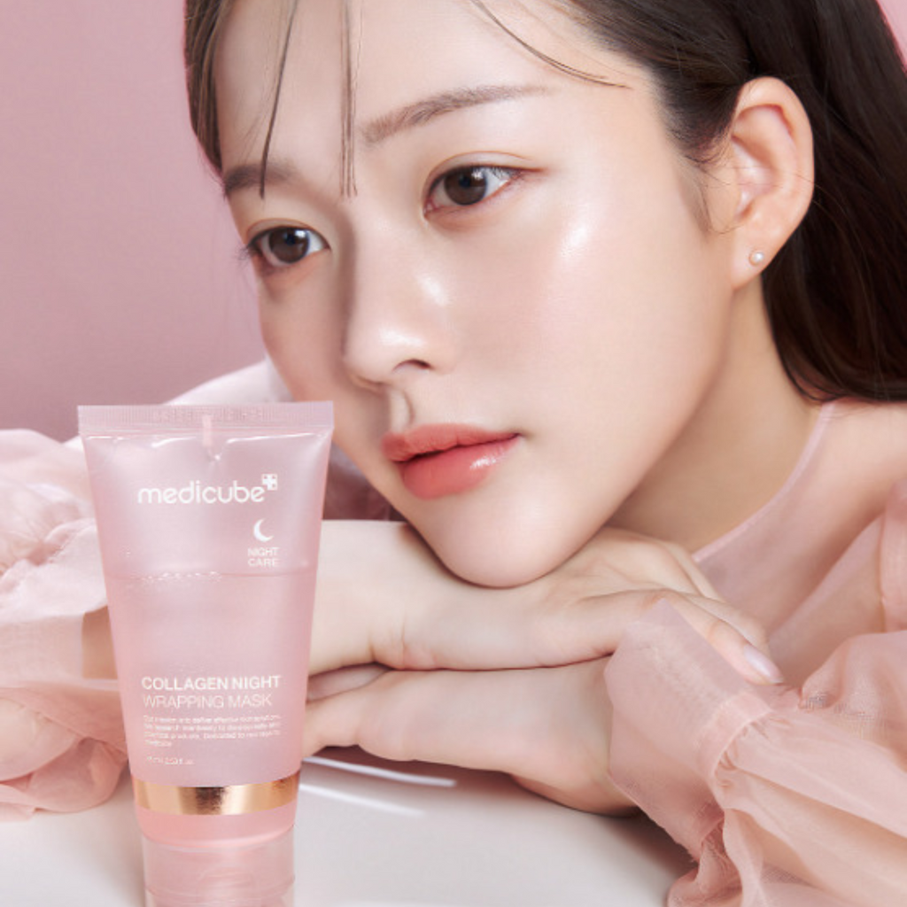 Medicube Collagen Night Wrapping Mask – Overnight Peel-Off Korean Skincare