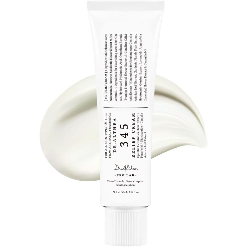 Dr.Althea 345 Relief Cream – Soothing & Calming Korean Skincare for Sensitive Skin
