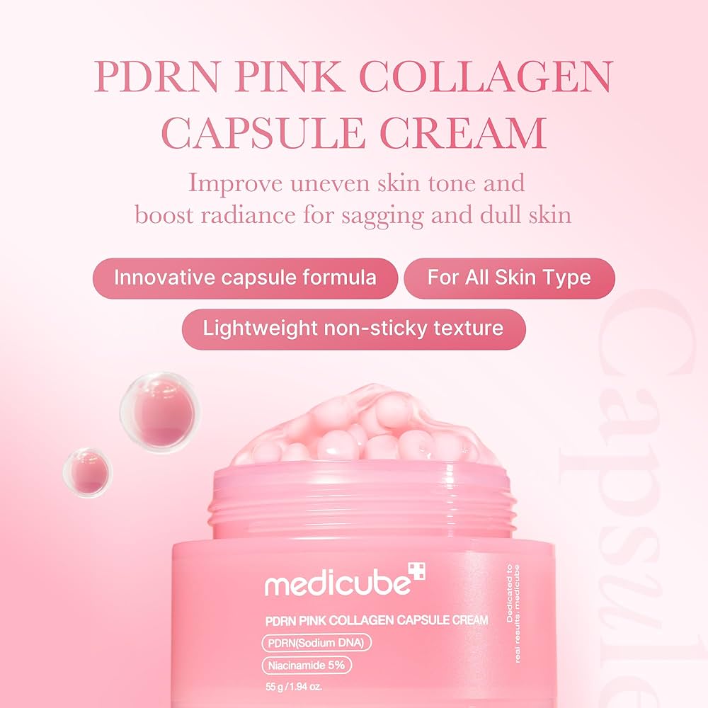 Medicube PDRN Pink Capsule Cream – Repairing Cream for Damaged & Sensitive Skin