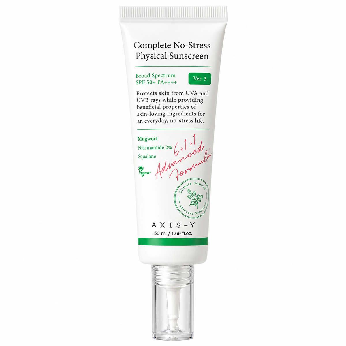 AXIS-Y Complete No-Stress Physical Sunscreen SPF50+ PA++++