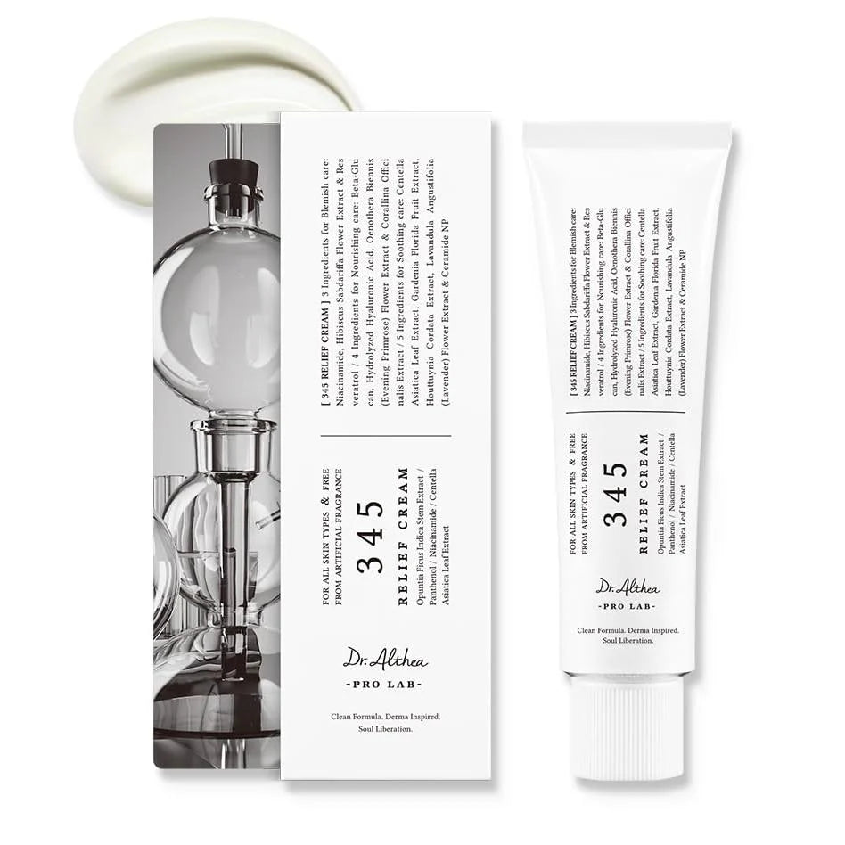 Dr.Althea 345 Relief Cream – Soothing & Calming Korean Skincare for Sensitive Skin