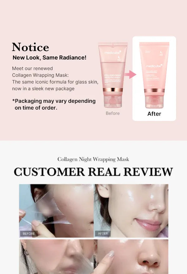 Medicube Collagen Night Wrapping Mask – Overnight Peel-Off Korean Skincare