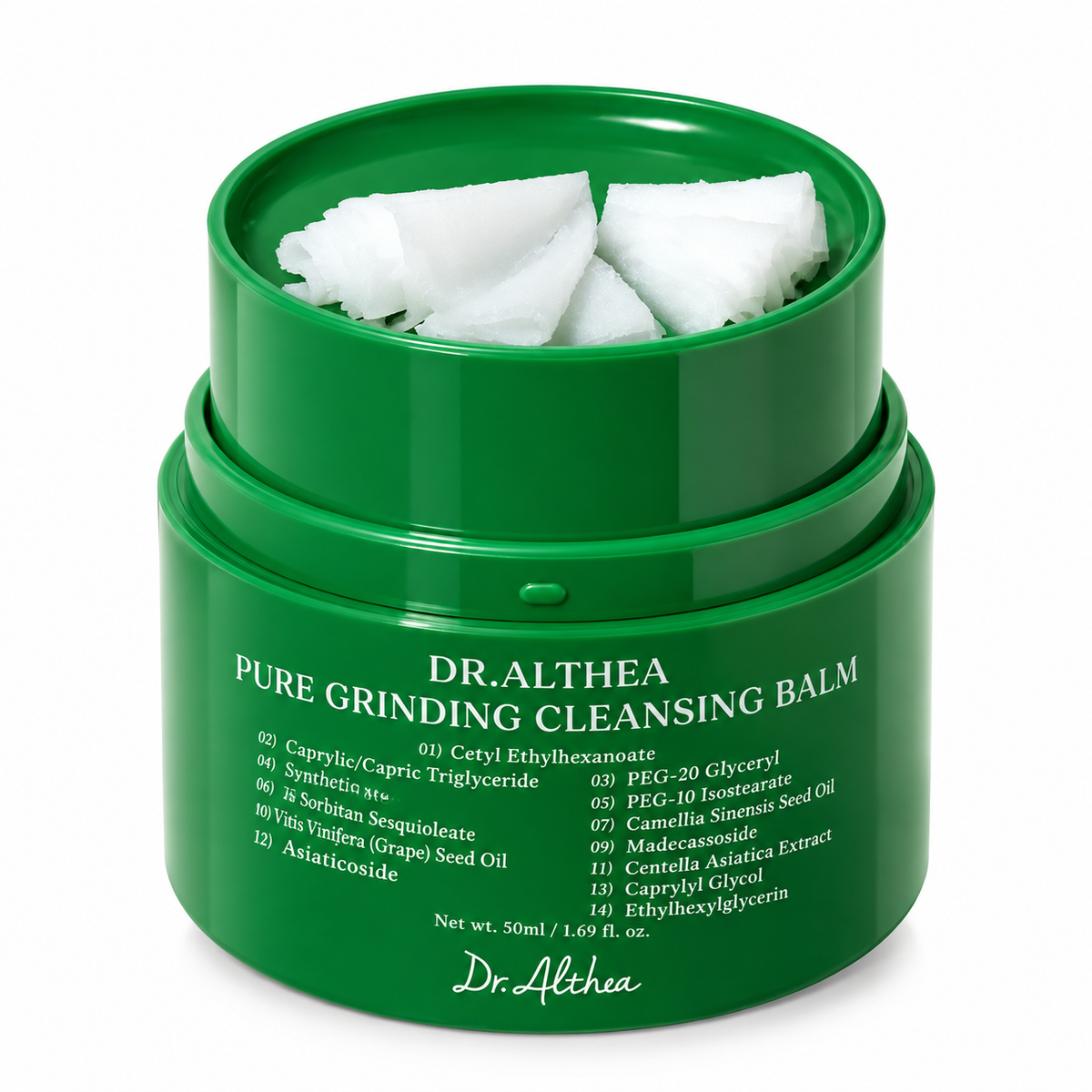 Dr.Althea Pure Grinding Cleansing Balm open jar