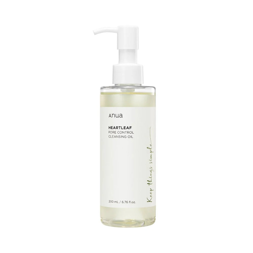 Anua Heartleaf Pore Control Cleansing Oil – Deep Clean, Blackhead Care & Makeup Removal