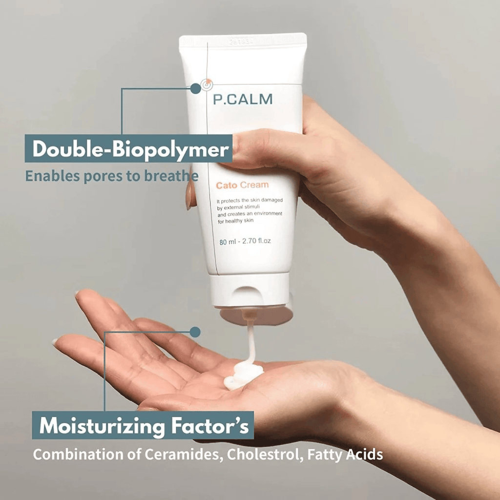 P.Calm Cato Cream – Soothing & Hydrating Korean Skincare Cream