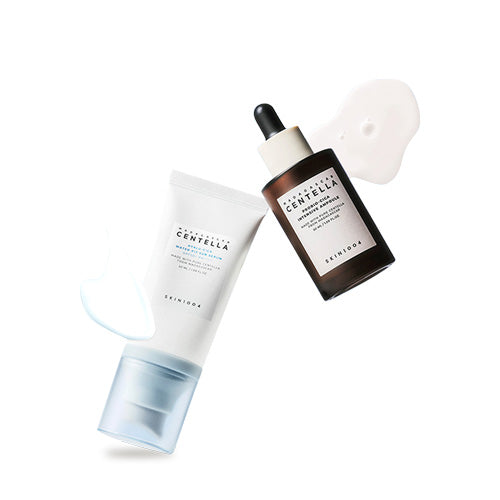 Two skincare products from the brand 'SkinCeuticals' on a white background