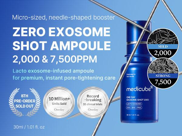 Medicube Zero O’nday Exosome Shot Ampoule 7500 – Brightening & Anti-Aging Korean Skincare