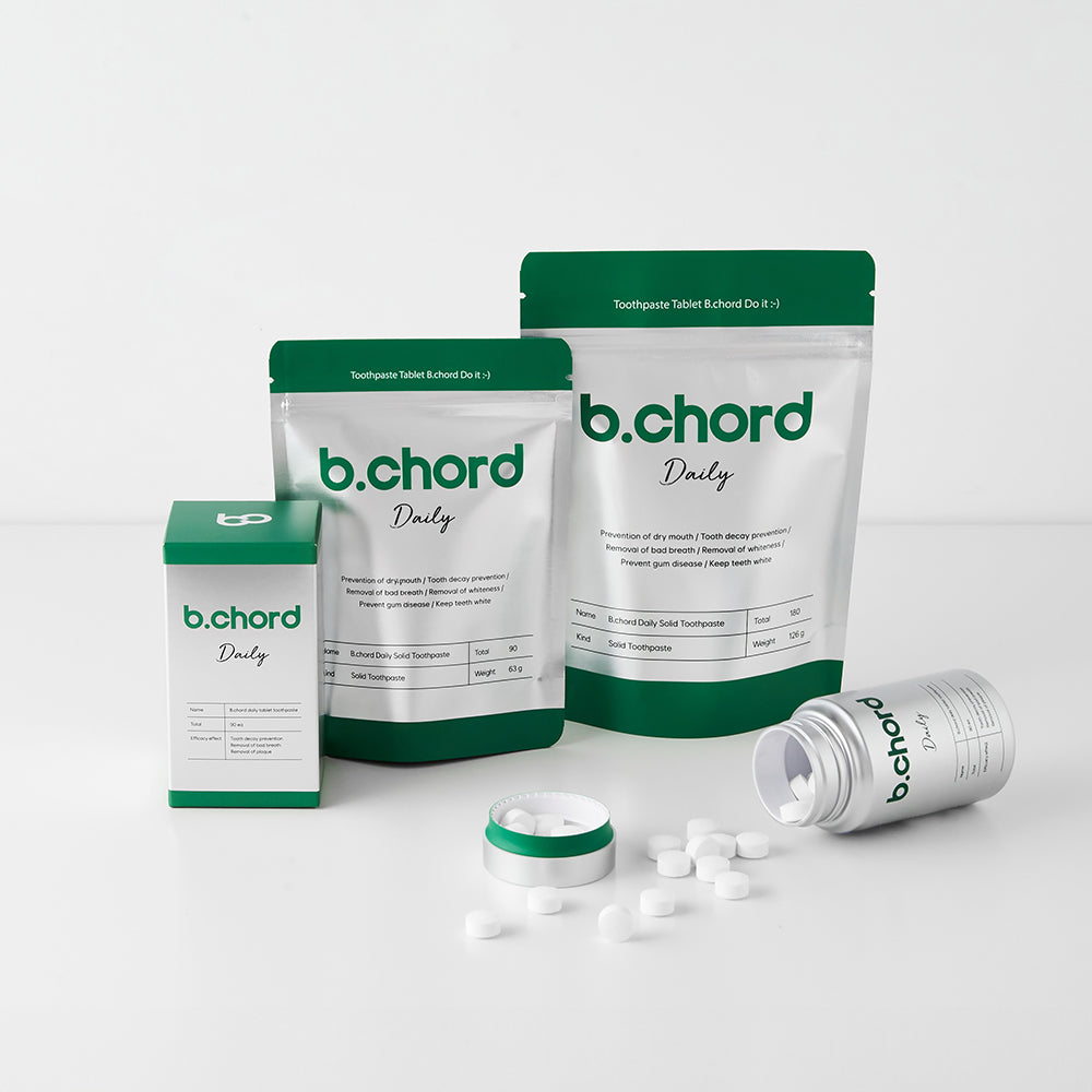 b.chord supplement packages on a white background