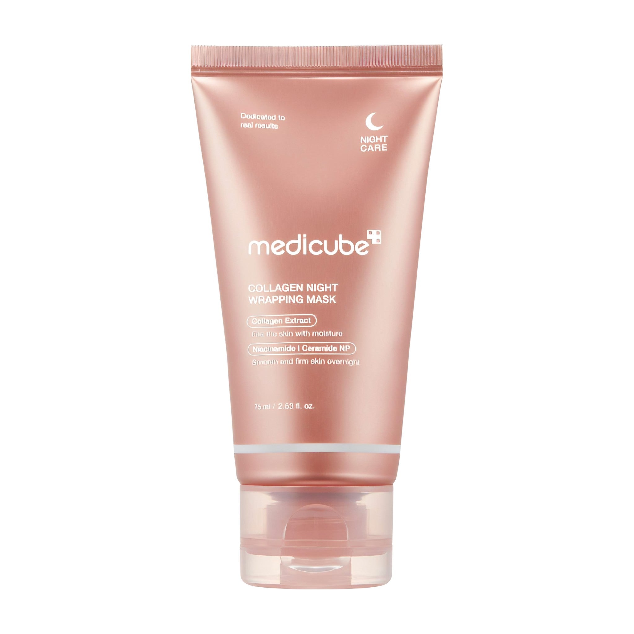 Medicube Collagen Night Wrapping Mask 75ml rose gold tube