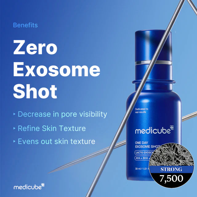 Medicube Zero O’nday Exosome Shot Ampoule 7500 – Brightening & Anti-Aging Korean Skincare
