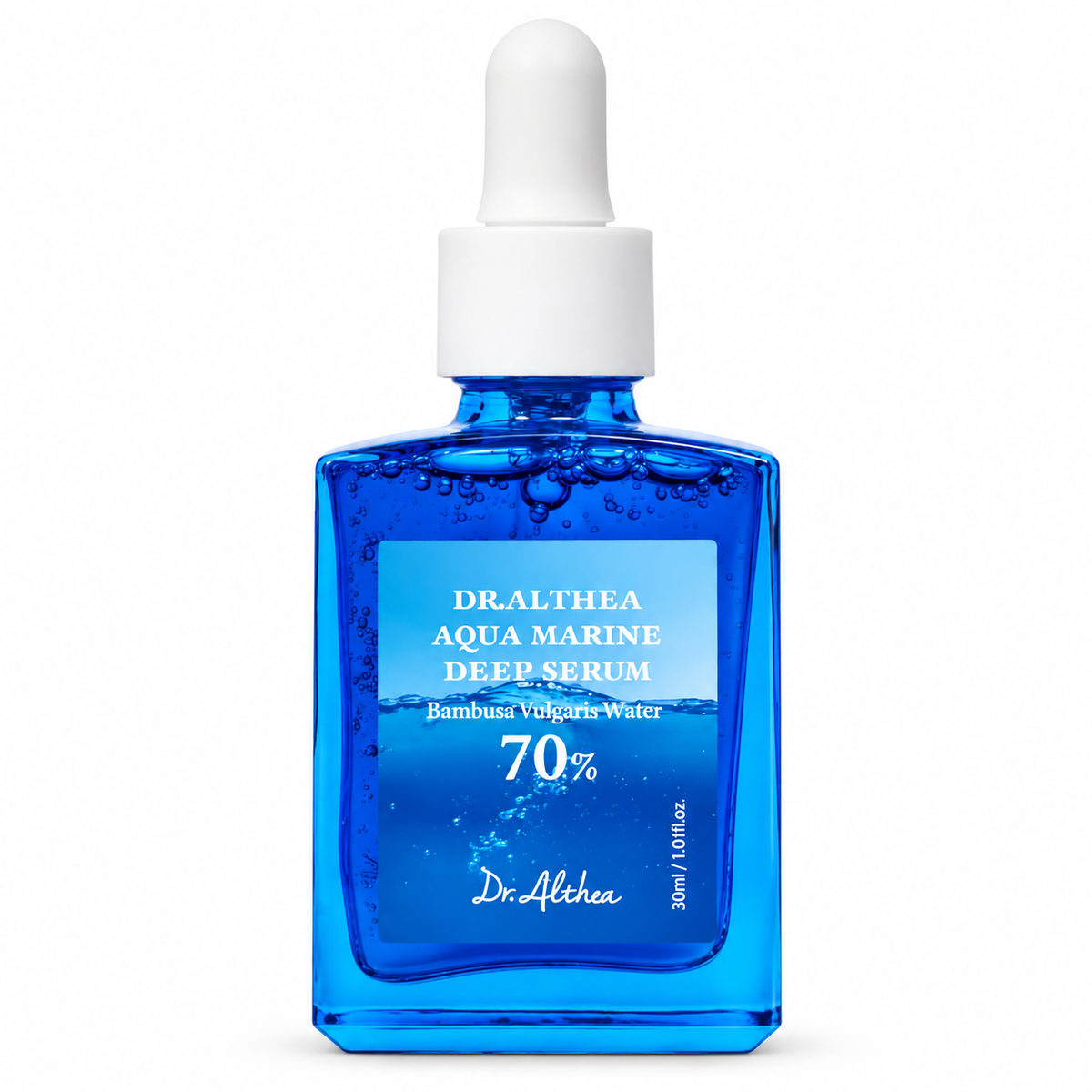 Dr.Althea Aqua Marine Deep Serum blue dropper bottle