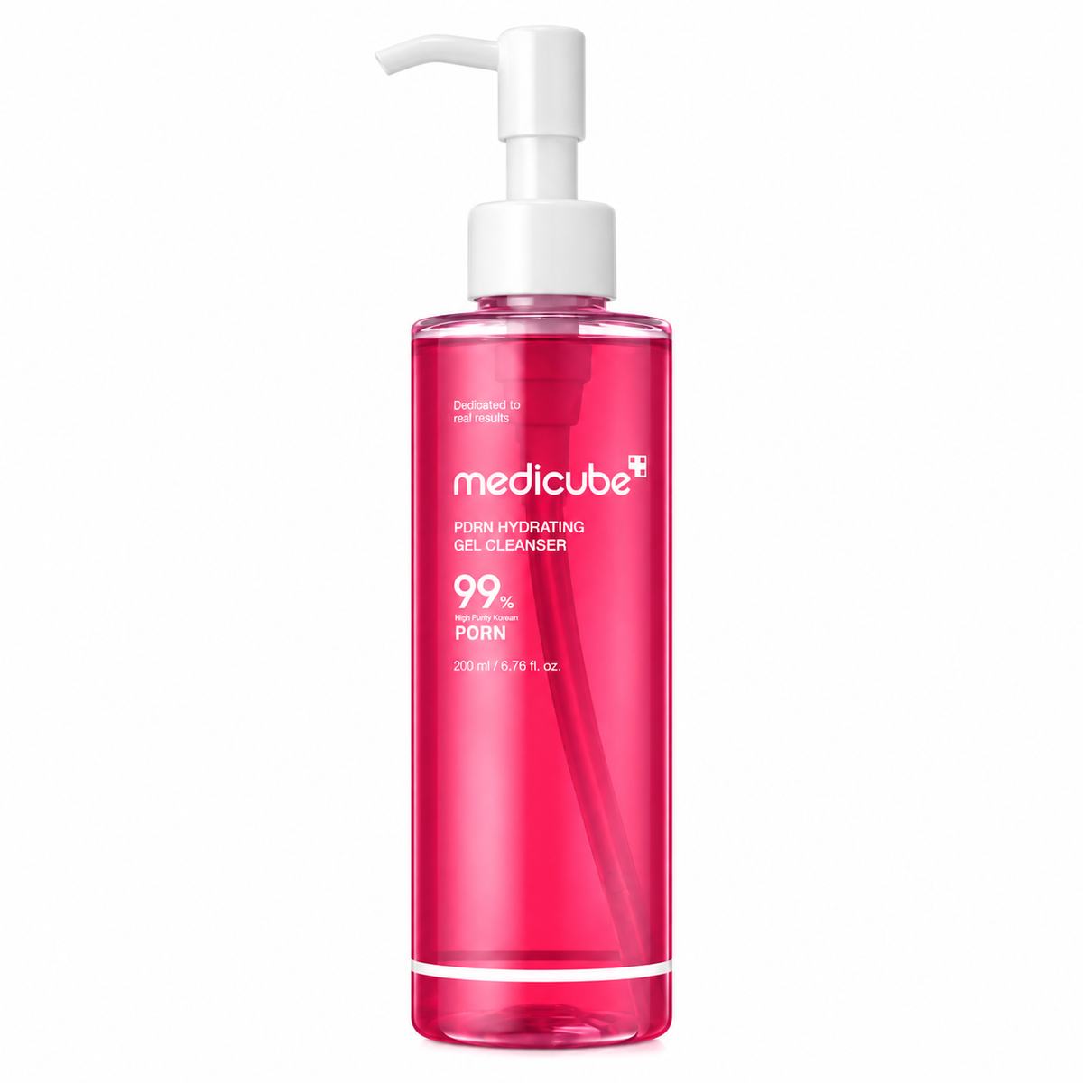 Medicube PDRN Hydrating Gel Cleanser 200ml pink pump bottle