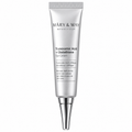 A silver squeeze tube of Máry & May Tranexamic Acid + Glutathione Eye Cream with a metallic pointed applicator tip, shown on a plain white background.