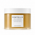 A jar of SKIN1004 Madagascar Centella Quick Calming Pad, featuring a frosted golden-brown container, a white lid, and a white label with black text, set against a plain white background.