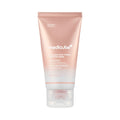 A squeeze tube of medicube Collagen Milk Toning Wrapping Mask with a metallic rose gold to white gradient design and a clear cap, shown on a solid white background.