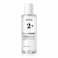 Anua 2+ Gentle Exfoliating Toner in a clear glass bottle with a white cap, shown on a clean white background.